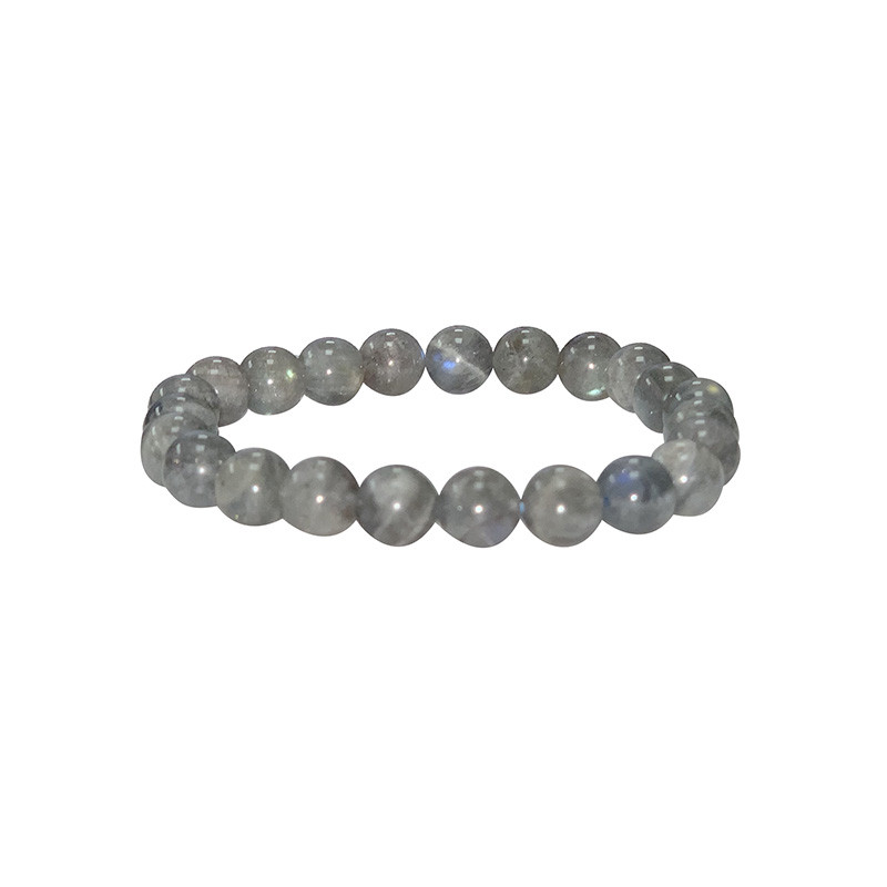 Bracelet Labradorite boules 3 à 8 mm