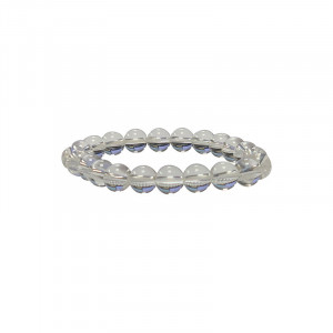 Bracelet Cristal de roche boules 4 à 8 mm