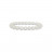 Bracelet cristal de roche 6 ou 8 mm dépoli
