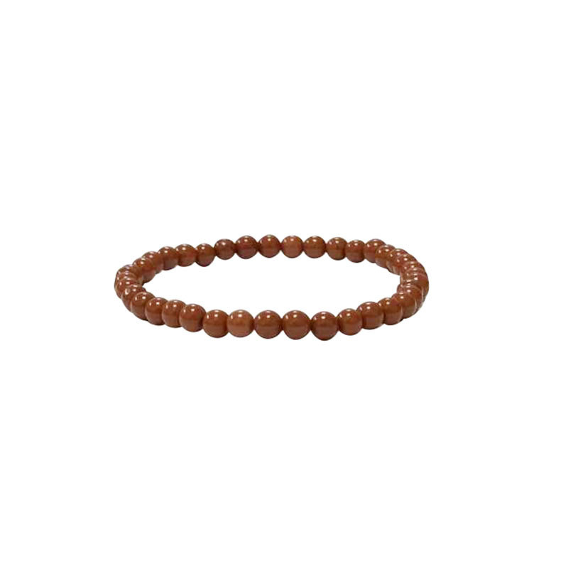 Bracelet Jaspe rouge boules de  4 à 10 mm