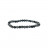 Bracelet Obsidienne neige boules 4 à 8 mm