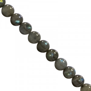 Collier labradorite 4 à 14 mm - 42cm