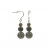 Boucles d'oreilles en Argent 925 – Différentes matières – Lot de 3 paires