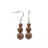 Boucles d'oreilles en Argent 925 – Différentes matières – Lot de 3 paires
