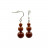 Boucles d'oreilles en Argent 925 – Différentes matières – Lot de 3 paires