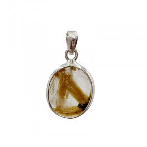Pendentif Quartz rutile - Pièce unique - 202512_116