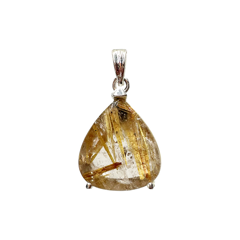 Pendentif Quartz rutile - Pièce unique - 202512_123