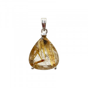 Pendentif Quartz rutile - Pièce unique - 202512_123