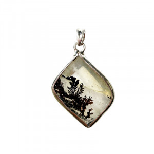 Pendentif Quartz inclusions dendrites - Pièce unique - 202512_171