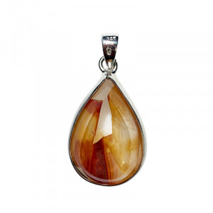 Pendentif Quartz hématoïde - Pièce unique - 202512_172