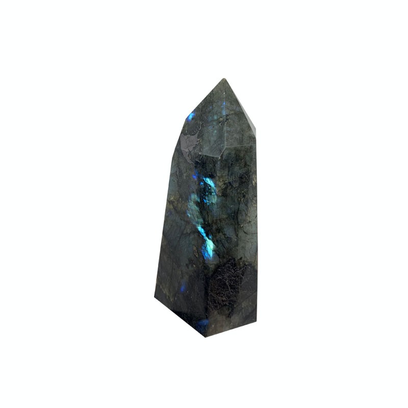 Prisme pointe polie - Labradorite - Madagascar - La pièce