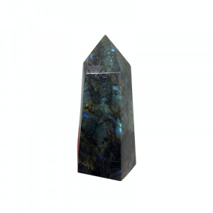 Prisme pointe polie - Labradorite - Madagascar - La pièce