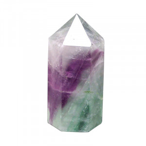 Fluorite multicolore - Pointe repolie - 3.5 cm - La pièce