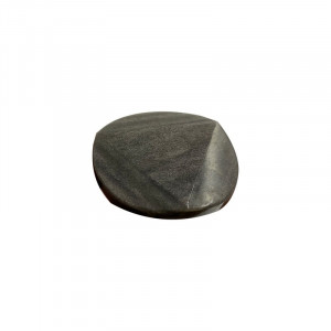 Trikona Feng Shui Obsidienne argentée