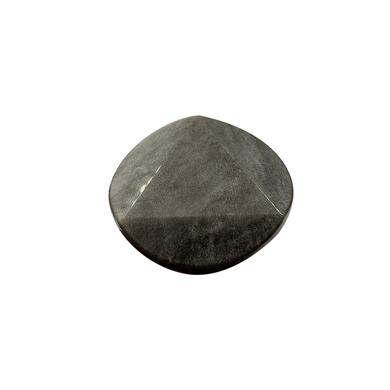 Trikona Feng Shui Obsidienne argentée