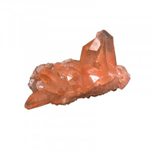 Quartz hématoïde Tangérine (Bresil) petits groupes