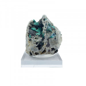 Chalcophyllite sur socle - Pièce unique - 202002_28