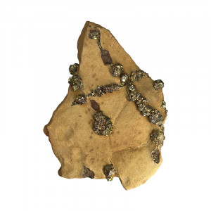 Rainbow Pyrite sur Limonite - Pièce unique - 202502_03