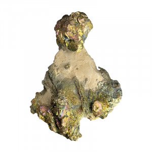 Rainbow Pyrite sur Limonite - Pièce unique - 202502_09