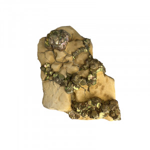 Rainbow Pyrite sur Limonite - Pièce unique - 202502_10