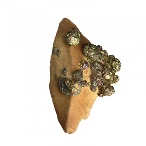 Rainbow Pyrite sur Limonite - Pièce unique - 202502_16