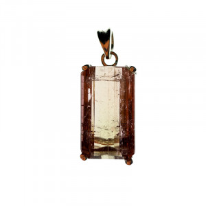 Pendentif Tourmaline montage argent 925 - Pièce unique - 202511_112