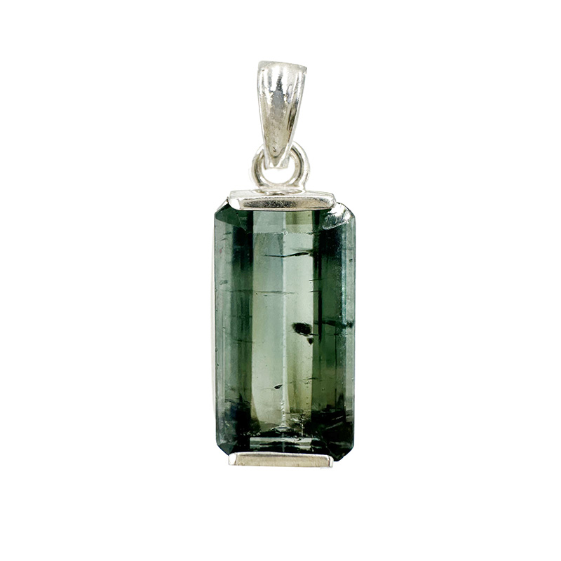Pendentif Tourmaline montage argent 925 - Pièce unique - 202511_119