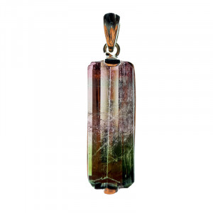 Pendentif Tourmaline montage argent 925 - Pièce unique - 202511_122