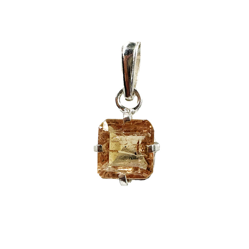 Pendentif Topaze impériale - Pièce unique - 202511_183