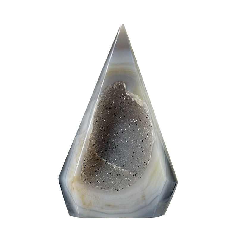 Prisme Agate cristallisée - Pièce unique - 202601_76