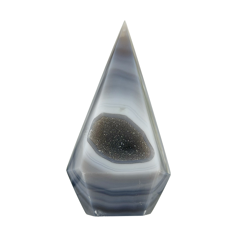 Prisme Agate cristallisée - Pièce unique - 202601_83