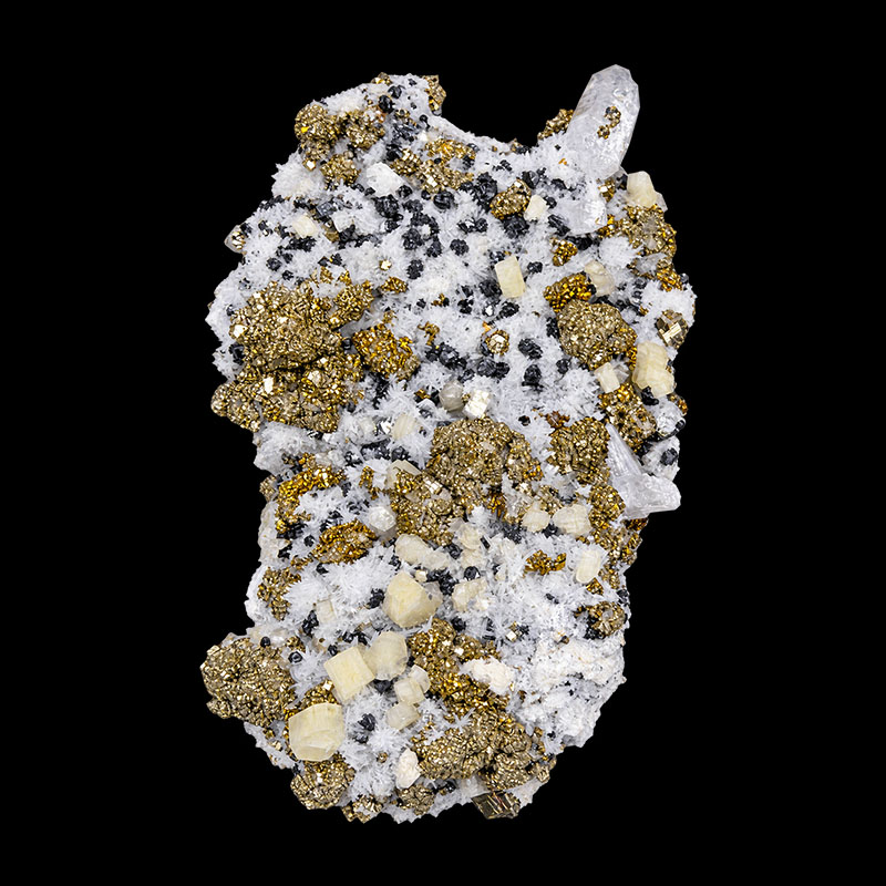 Pyrite Quartz Calcite - Pièce unique - 202609_11