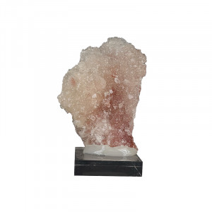 Calcédoine sur Apophyllite rouge - Pièce unique - 202512_178