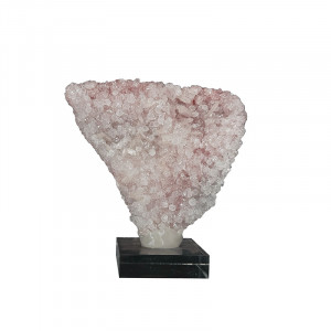 Calcédoine sur Apophyllite rouge - Pièce unique - 202512_183
