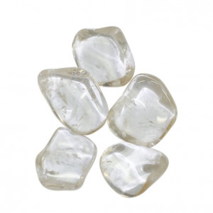 Cristal de roche du Brésil pierres roulées lot de 1KG